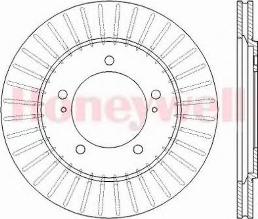 BENDIX 562445B - Kočioni disk www.molydon.hr