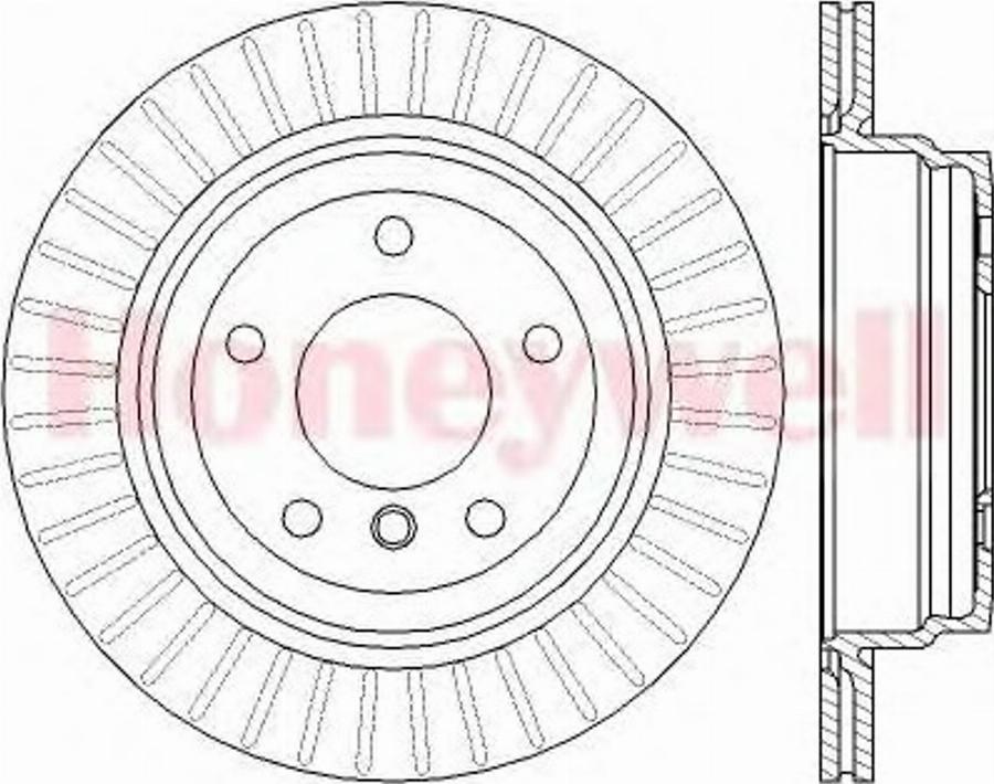 BENDIX 562442B - Kočioni disk www.molydon.hr