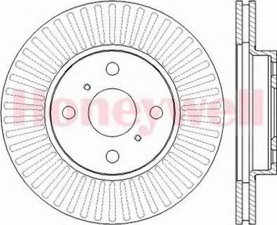 BENDIX 562455B - Kočioni disk www.molydon.hr