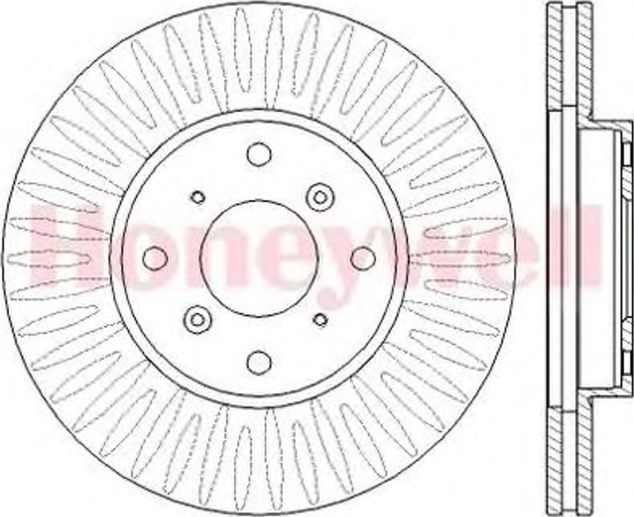 BENDIX 562458B - Kočioni disk www.molydon.hr