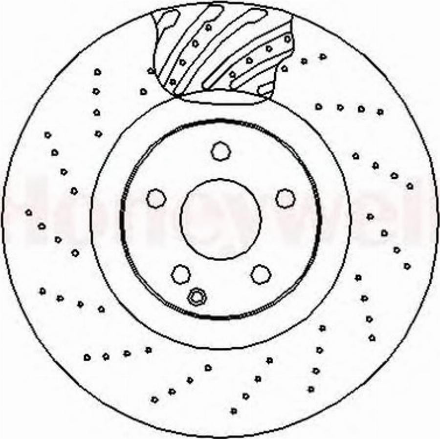 BENDIX 562407B - Kočioni disk www.molydon.hr