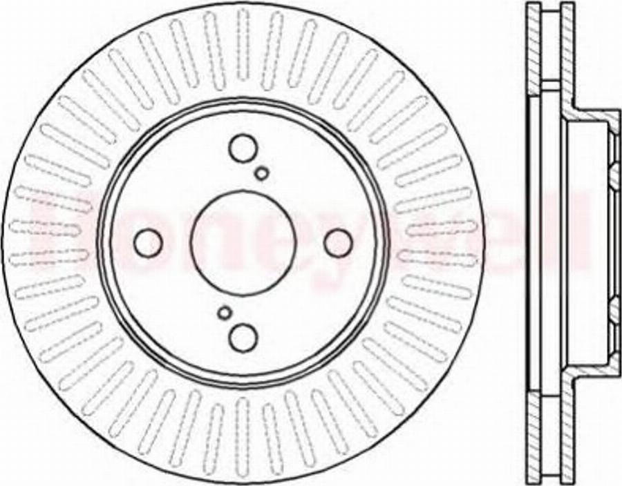 BENDIX 562414 B - Kočioni disk www.molydon.hr