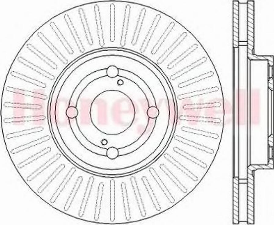 BENDIX 562435B - Kočioni disk www.molydon.hr