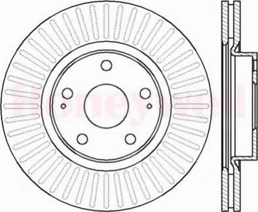 BENDIX 562430B - Kočioni disk www.molydon.hr