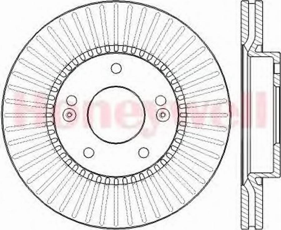 BENDIX 562433B - Kočioni disk www.molydon.hr