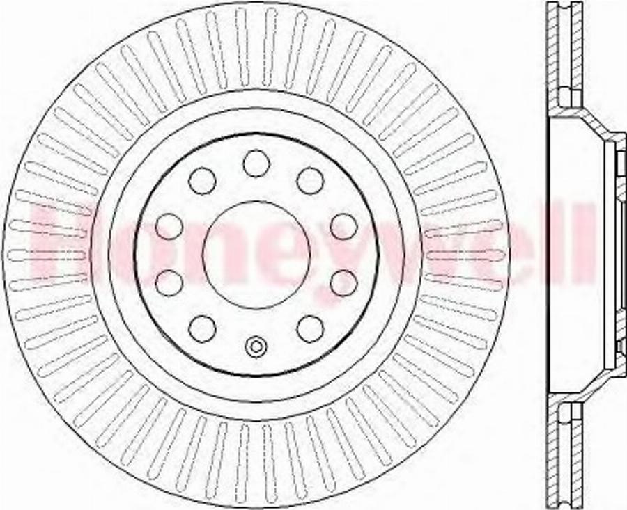 BENDIX 562432B - Kočioni disk www.molydon.hr