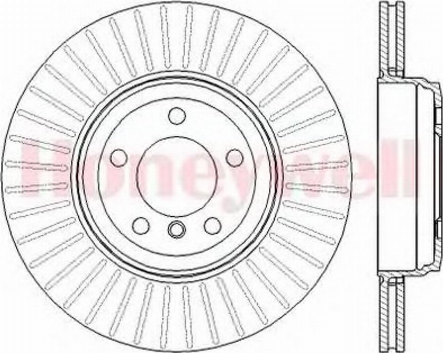 BENDIX 562437B - Kočioni disk www.molydon.hr