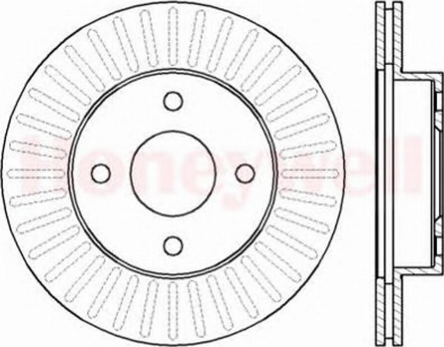 BENDIX 562426B - Kočioni disk www.molydon.hr