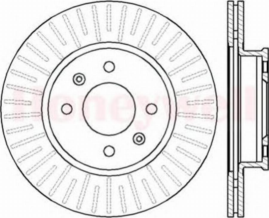 BENDIX 562427B - Kočioni disk www.molydon.hr