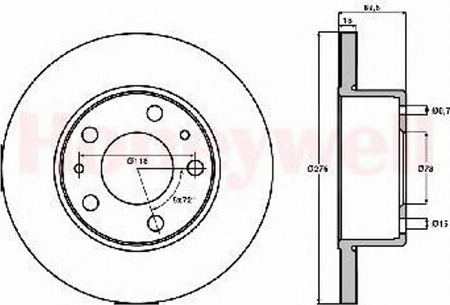 BENDIX 562479B - Kočioni disk www.molydon.hr