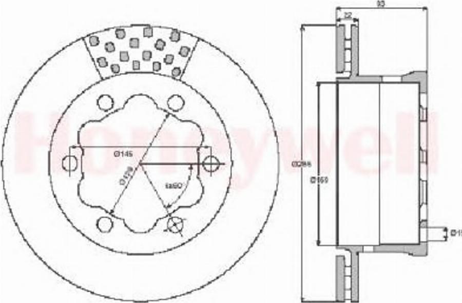 BENDIX 562475B - Kočioni disk www.molydon.hr