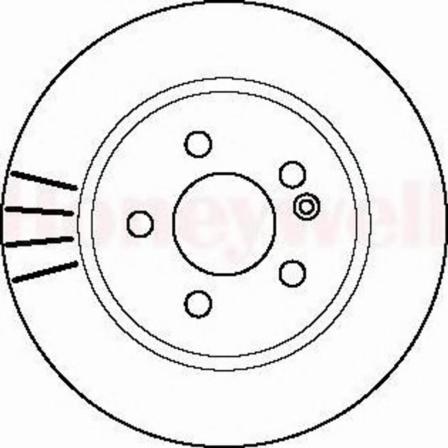 BENDIX 562099 B - Kočioni disk www.molydon.hr