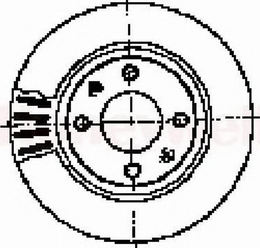 BENDIX 562045 B - Kočioni disk www.molydon.hr