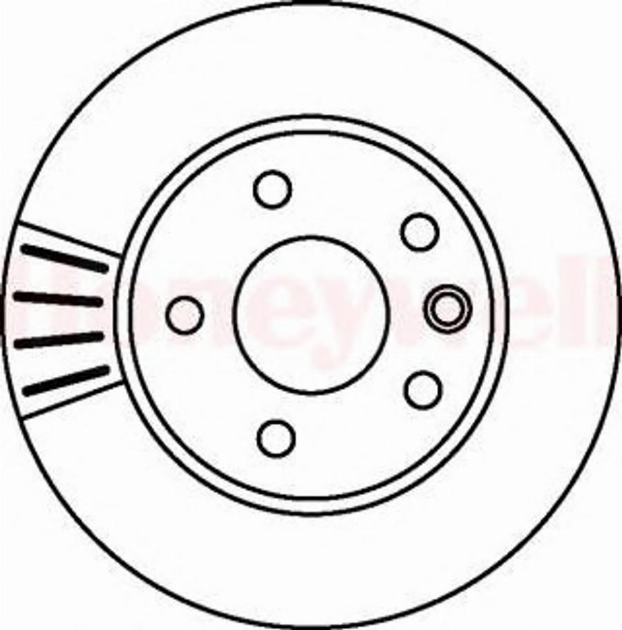 BENDIX 562054 B - Kočioni disk www.molydon.hr