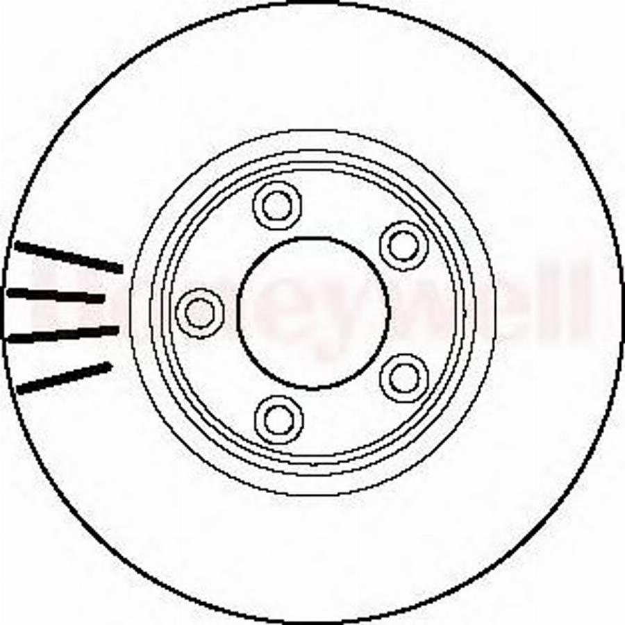 BENDIX 562145 B - Kočioni disk www.molydon.hr