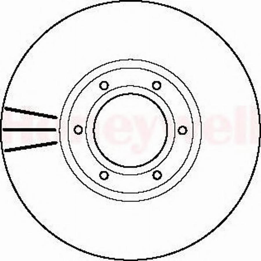 BENDIX 562105 B - Kočioni disk www.molydon.hr