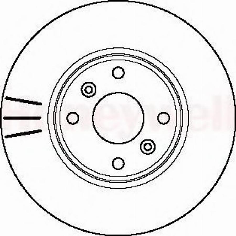 BENDIX 562103 B - Kočioni disk www.molydon.hr