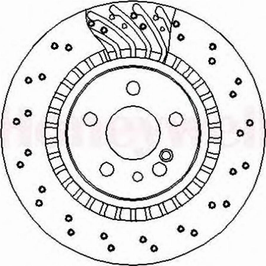 BENDIX 562399B - Kočioni disk www.molydon.hr