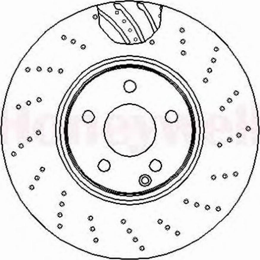 BENDIX 562344B - Kočioni disk www.molydon.hr