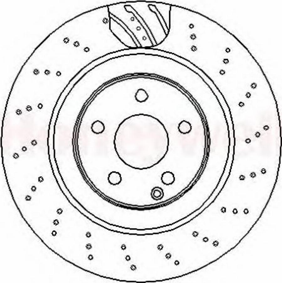 BENDIX 562405B - Kočioni disk www.molydon.hr