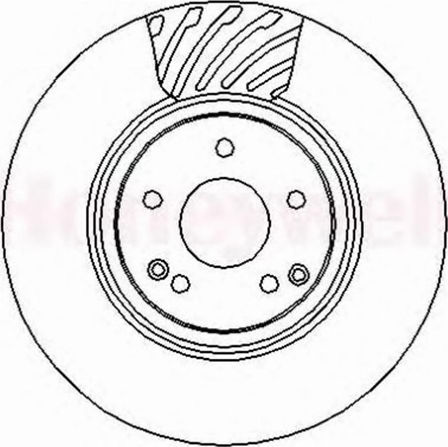 BENDIX 562354B - Kočioni disk www.molydon.hr