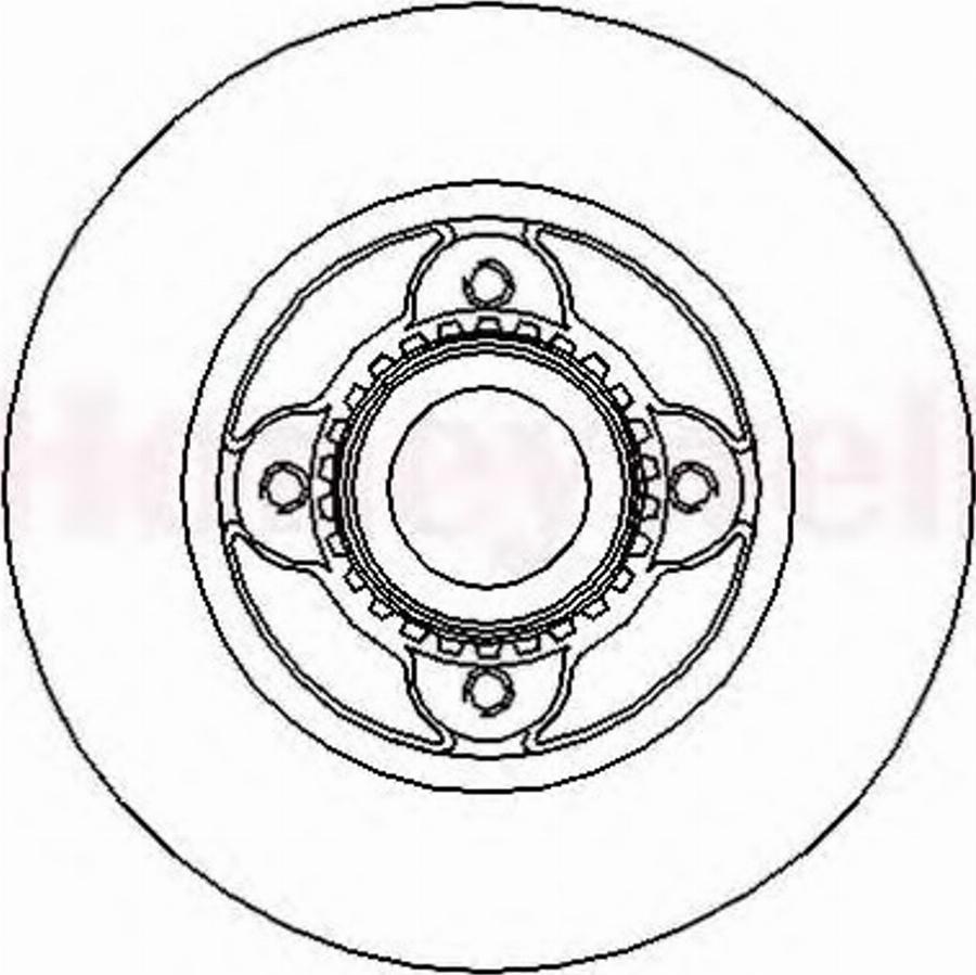 BENDIX 562366B - Kočioni disk www.molydon.hr