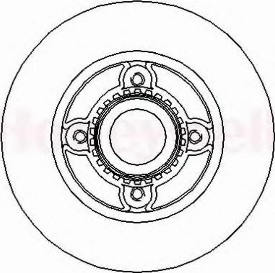 BENDIX 562367B - Kočioni disk www.molydon.hr