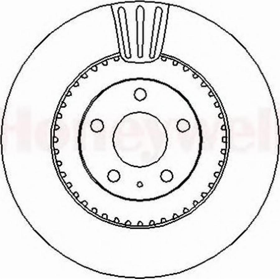 BENDIX 562389B - Kočioni disk www.molydon.hr