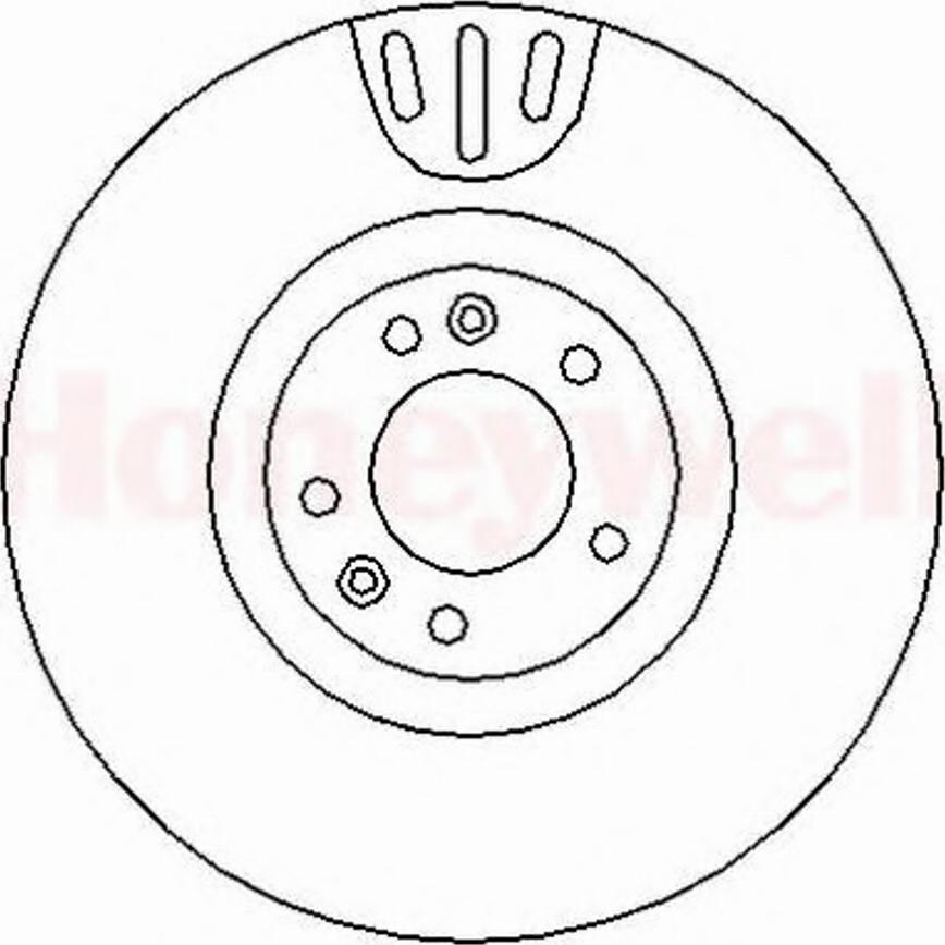 BENDIX 562335B - Kočioni disk www.molydon.hr