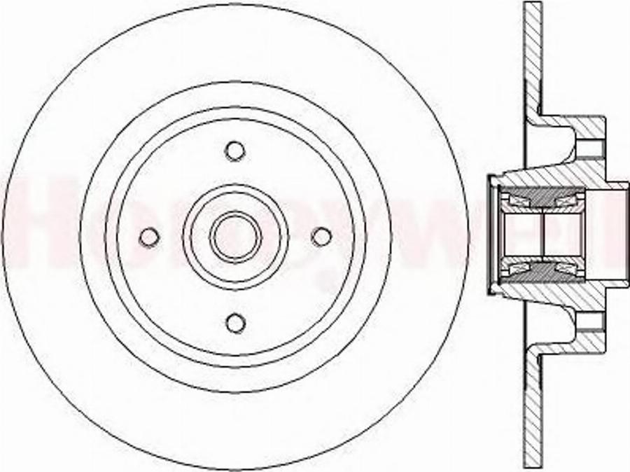 BENDIX 562379B - Kočioni disk www.molydon.hr