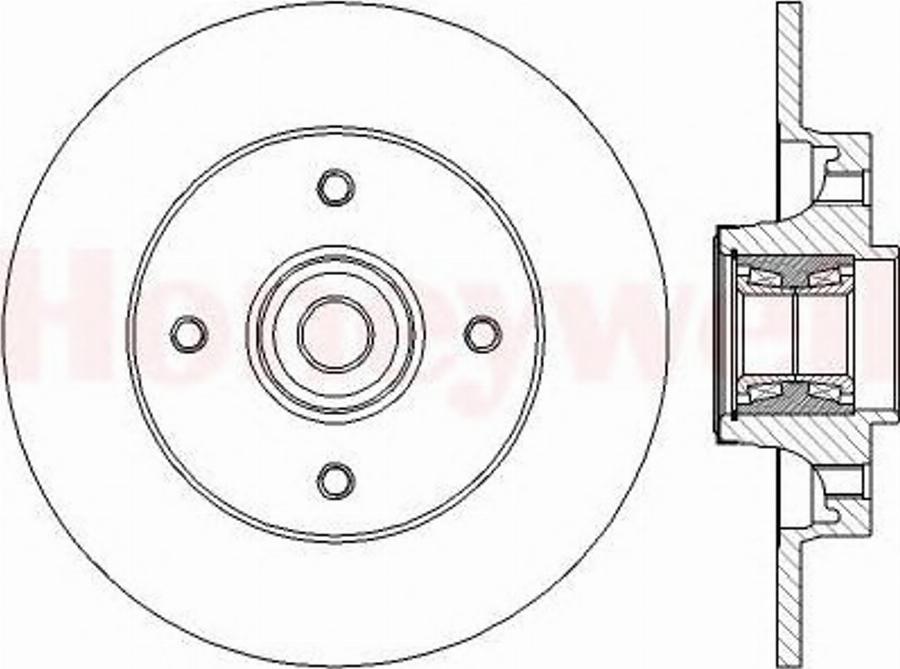 BENDIX 562374B - Kočioni disk www.molydon.hr