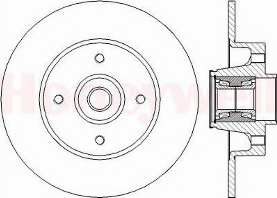 BENDIX 562376B - Kočioni disk www.molydon.hr