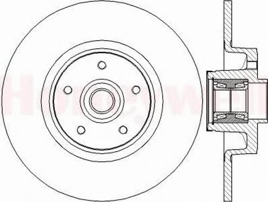 BENDIX 562378B - Kočioni disk www.molydon.hr