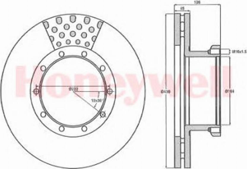 BENDIX 567108B - Kočioni disk www.molydon.hr