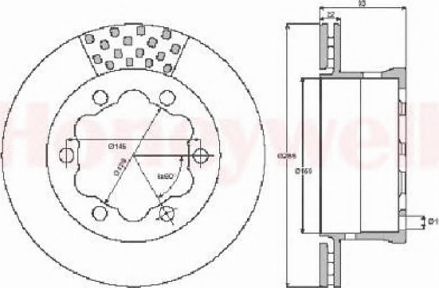 BENDIX 567810 B - Kočioni disk www.molydon.hr