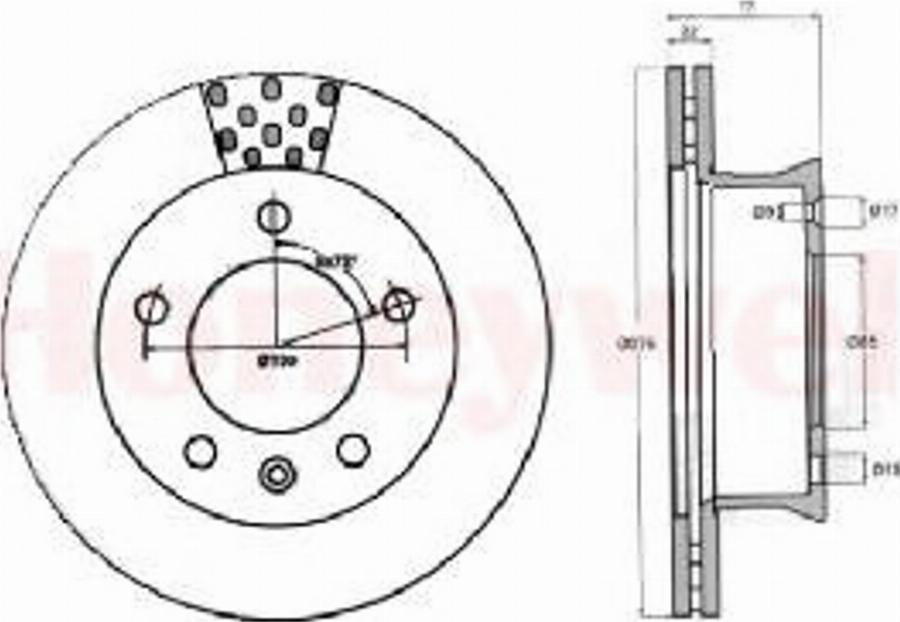 BENDIX 567760 B - Kočioni disk www.molydon.hr