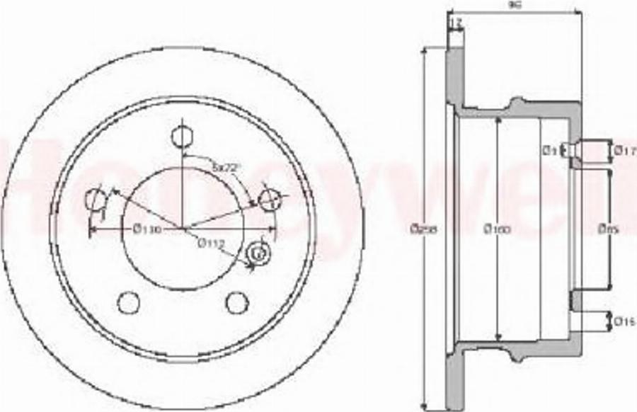 BENDIX 567771 B - Kočioni disk www.molydon.hr