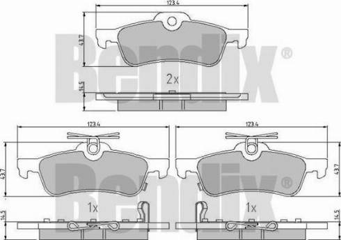 BENDIX 510989 - Komplet Pločica, disk-kočnica www.molydon.hr