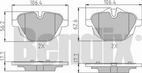 BENDIX 510754 - Komplet Pločica, disk-kočnica www.molydon.hr