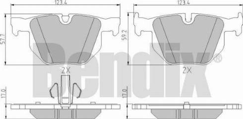 BENDIX 510771 - Komplet Pločica, disk-kočnica www.molydon.hr