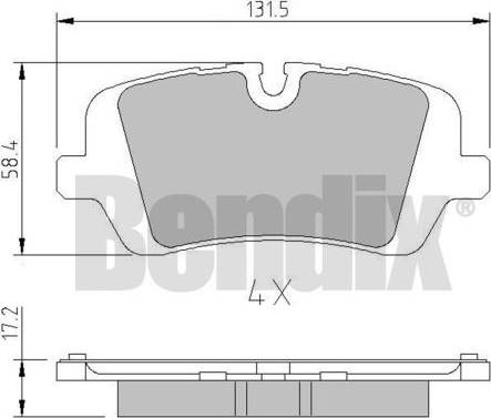 BENDIX 511126 - Komplet Pločica, disk-kočnica www.molydon.hr