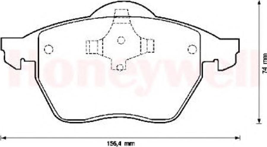 BENDIX 571921B - Komplet Pločica, disk-kočnica www.molydon.hr