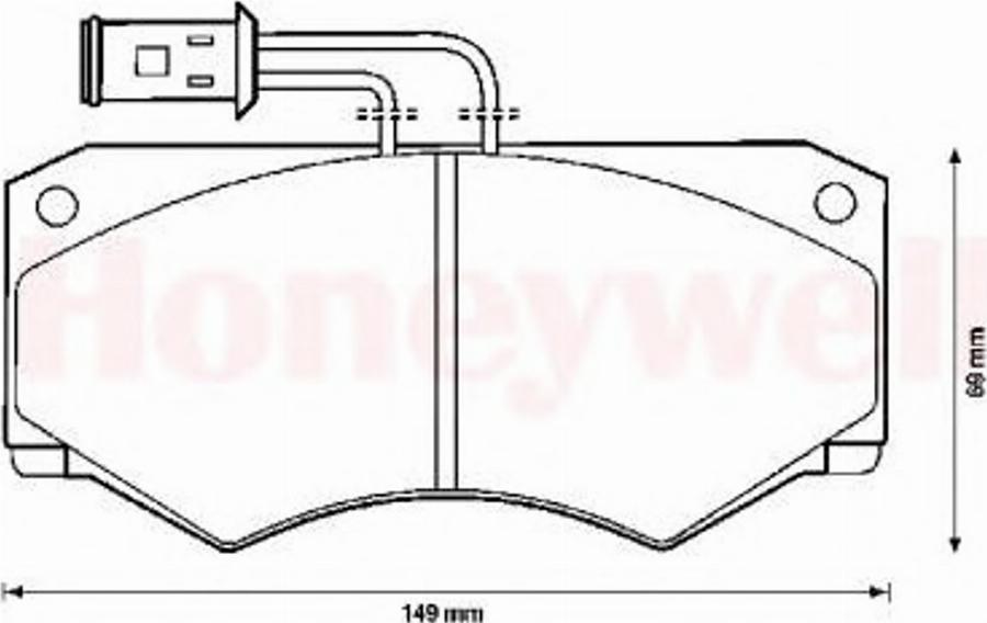 BENDIX 571446B - Komplet Pločica, disk-kočnica www.molydon.hr