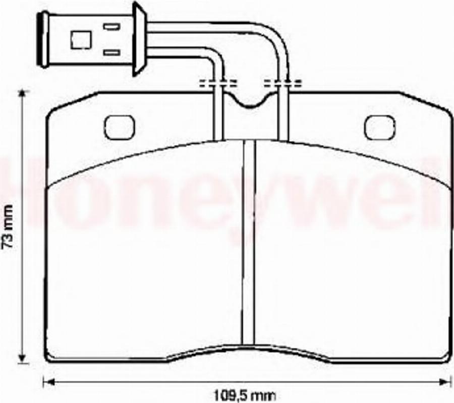 BENDIX 571447B - Komplet Pločica, disk-kočnica www.molydon.hr