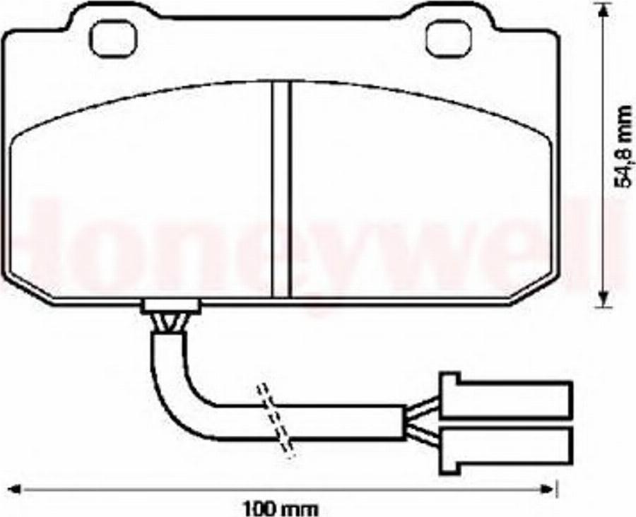 BENDIX 571461B - Komplet Pločica, disk-kočnica www.molydon.hr