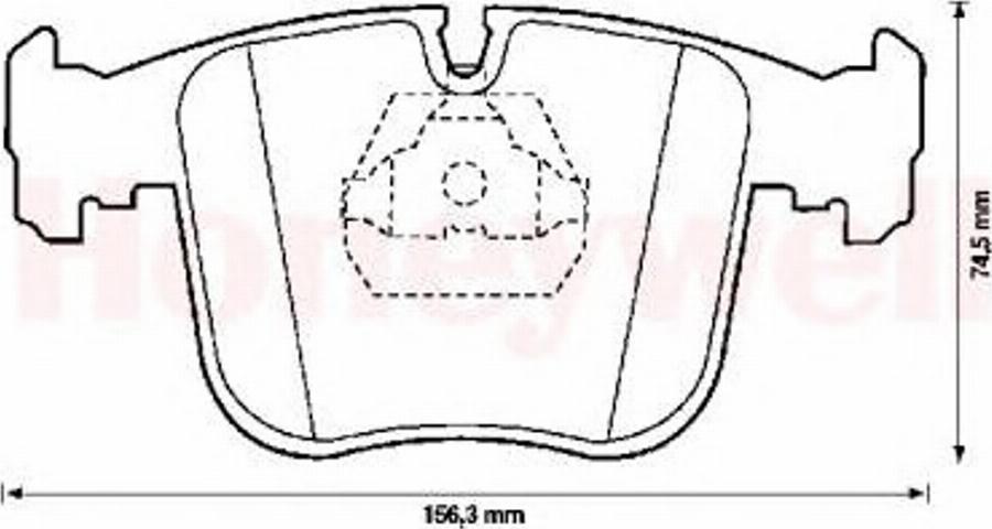 BENDIX 571485B - Komplet Pločica, disk-kočnica www.molydon.hr