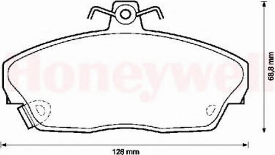 BENDIX 571438B - Komplet Pločica, disk-kočnica www.molydon.hr