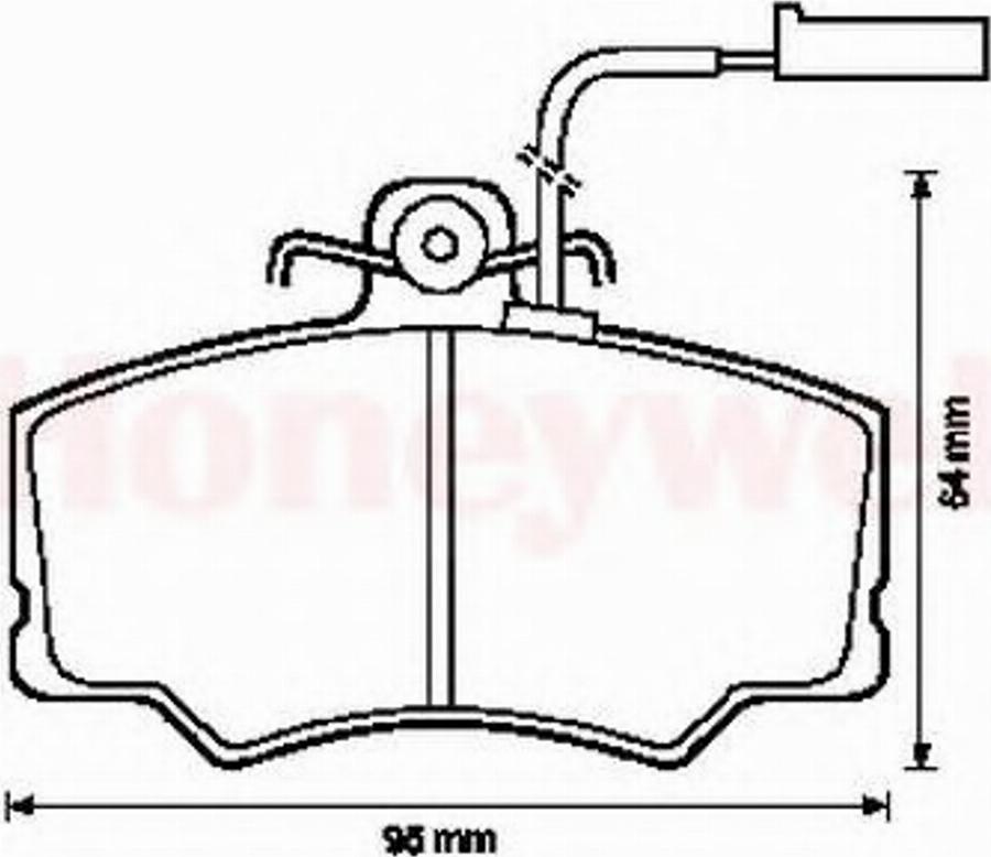 BENDIX 571433B - Komplet Pločica, disk-kočnica www.molydon.hr