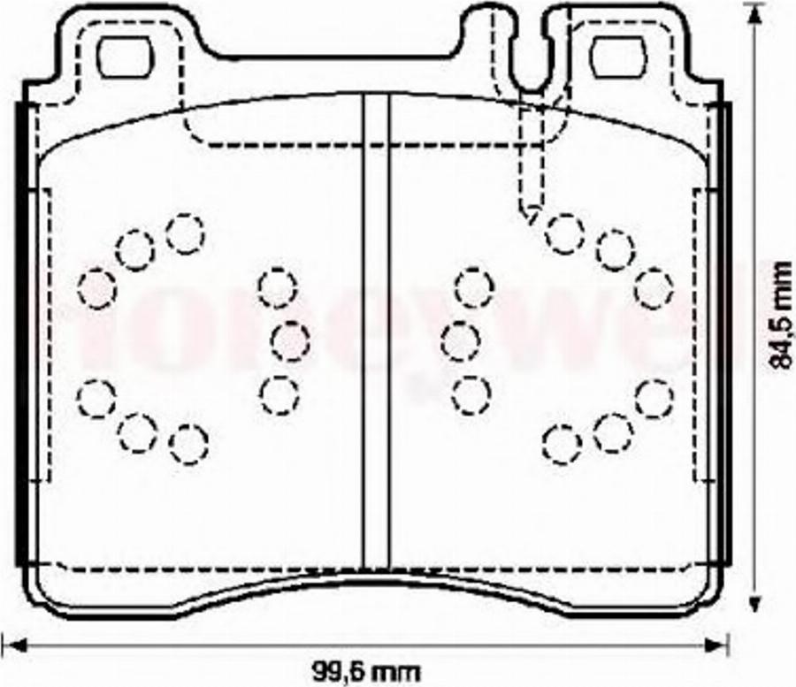 BENDIX 571477B - Komplet Pločica, disk-kočnica www.molydon.hr