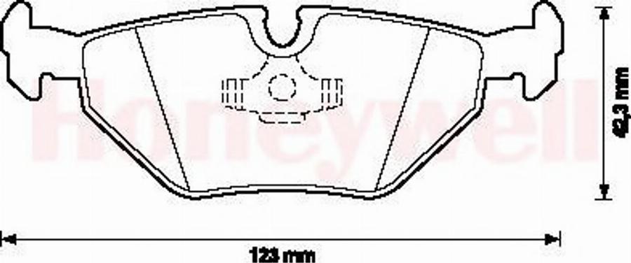 BENDIX 571546B - Komplet Pločica, disk-kočnica www.molydon.hr